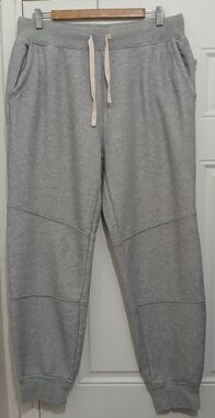 Uggs mens xl sweatpants joggers pants gray jersey cotton lounge relax